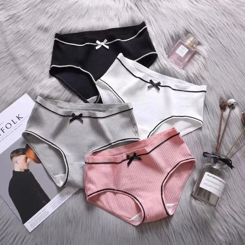 Culottes en coton avec nœud pour femmes