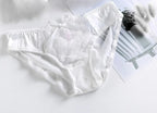 Ensemble de lingerie transparente soutien-gorge sensuel en maille transparente et culotte  pour femmes