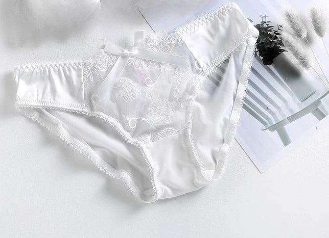 Ensemble de lingerie transparente soutien-gorge sensuel en maille transparente et culotte  pour femmes