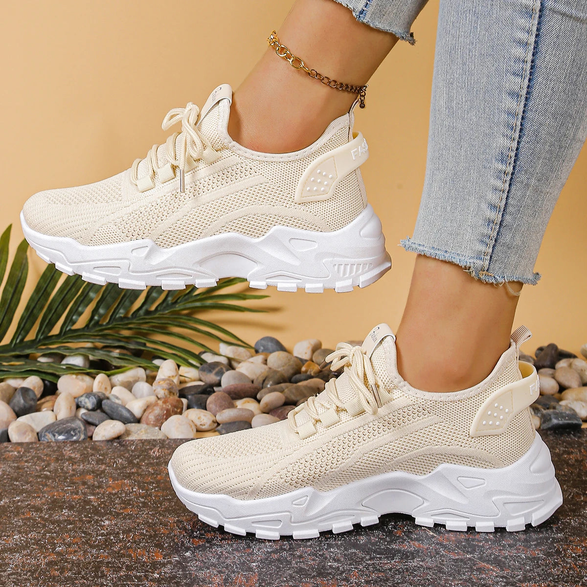 Baskets en maille respirante pour femmes