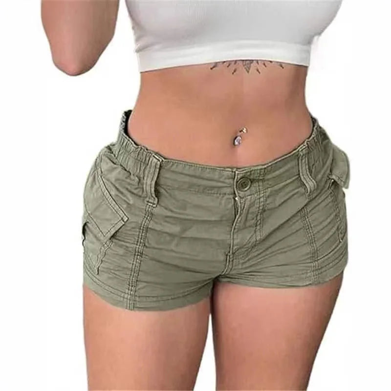 Short en jean uni pour femmes