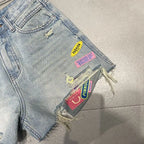 Short en jean déchiré pour femmes
