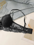 Soutien-gorge en dentelle brodée pour femmes
