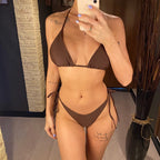 Maillot de bain deux pièces brésilien 7 couleurs pour femmes