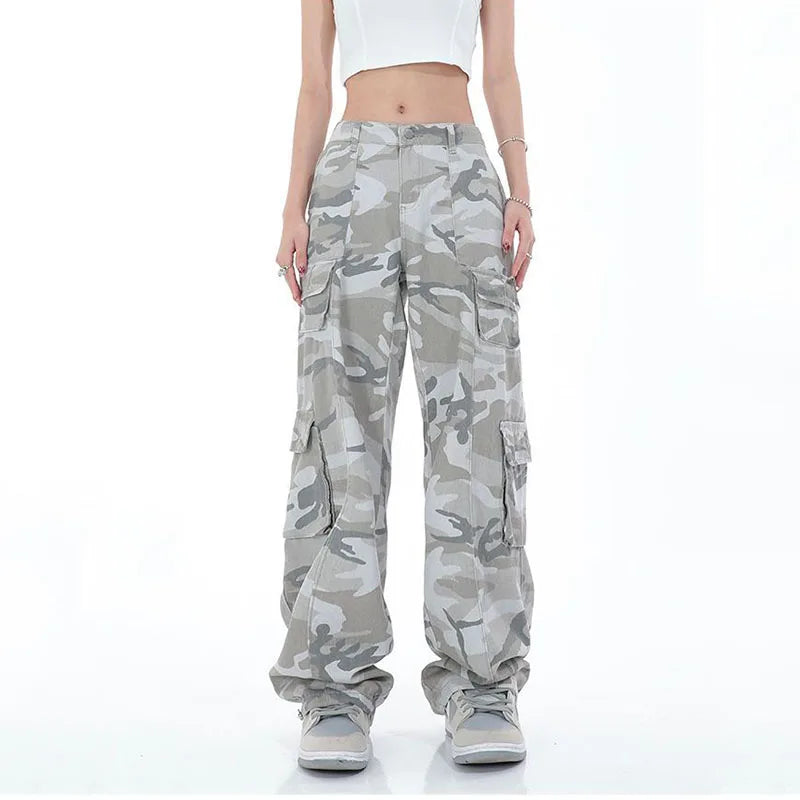 Pantalon cargo de camouflage pour femmes