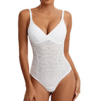 Body string en dentelle à col en V pour femmes