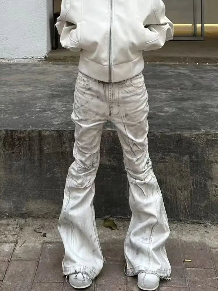 Pantalon taille haute décontracté pour femmes