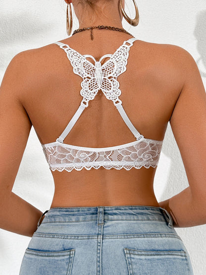 Soutien-Gorge Push-Up Femme – Dentelle et Fermeture Devant