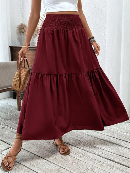 Jupe Longue Unie Femme