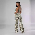 Pantalon long camouflage pour femmes