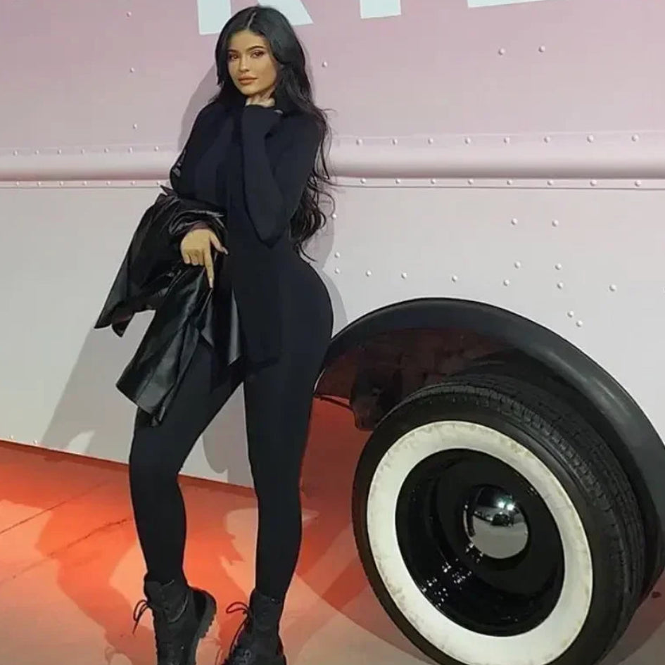 Combinaison polaire extensible et confortable à manches longues pour femmes