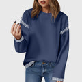 Pull ample à manches longues pour femmes