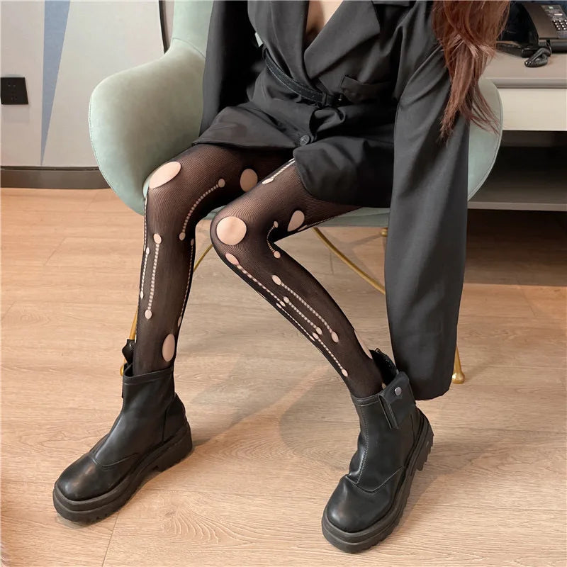 Collants Lolita Femme – Style Romantique