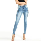 Pantalon  en jean extensible pour femmes