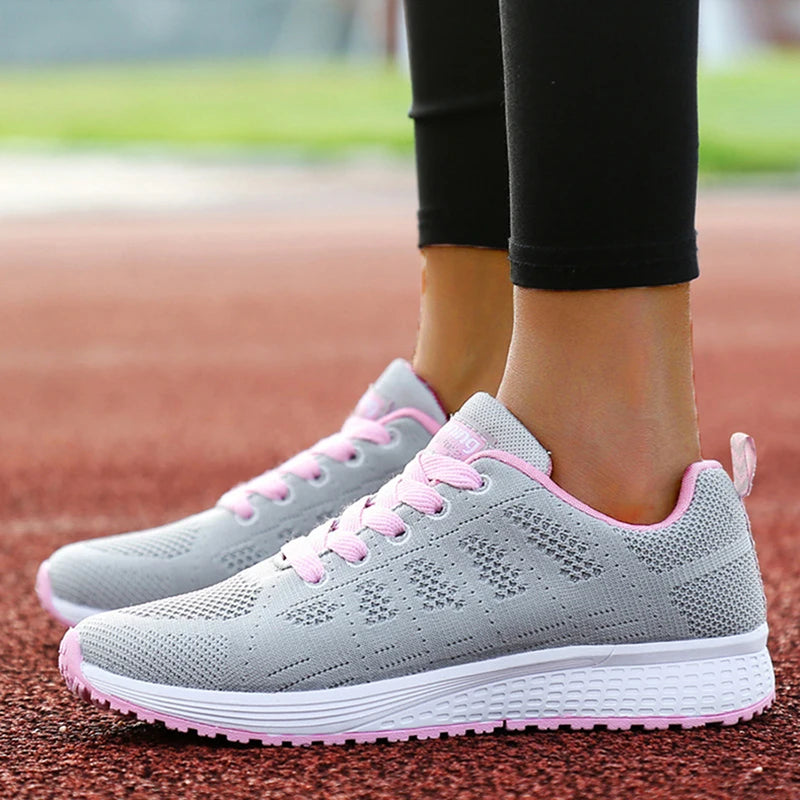 Baskets à lacets respirantes pour femmes