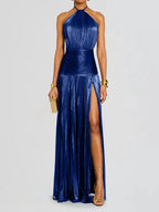 Robe sans manches et dos nu pour femmes