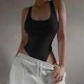 Body en tricot sans manches pour femmes