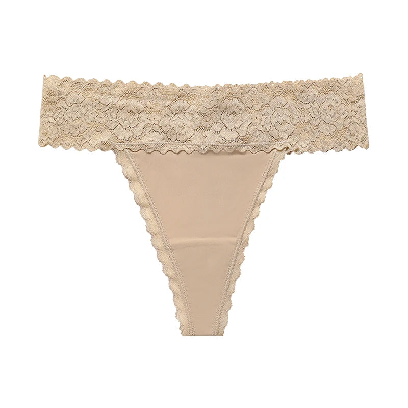 String en dentelle florale pour femmes
