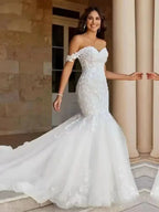 Robes De mariée sirène luxueuses pour femmes