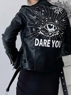 Veste courte vintage avec ceinture pour femmes