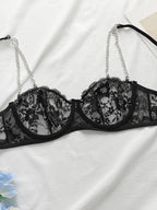 Ensemble de lingerie sexy en dentelle 2 pièces pour femmes