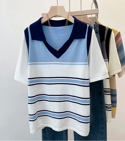 Pull Léger Femme – Manches Courtes
