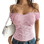 T-shirts décontracté mince  pour femme