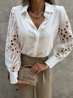Chemise en dentelle pour femmes