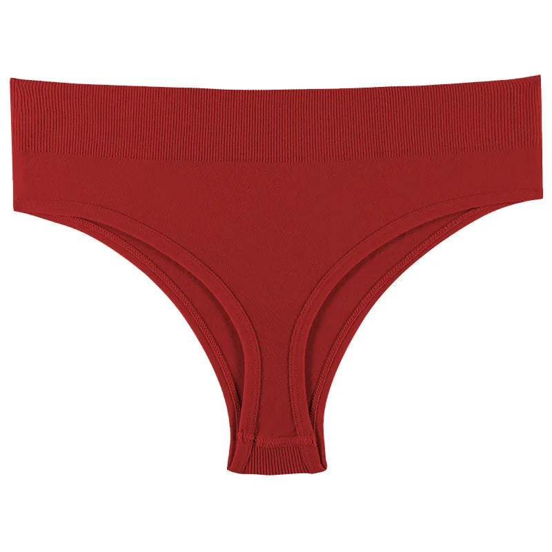 String taille basse sans couture pour femmes
