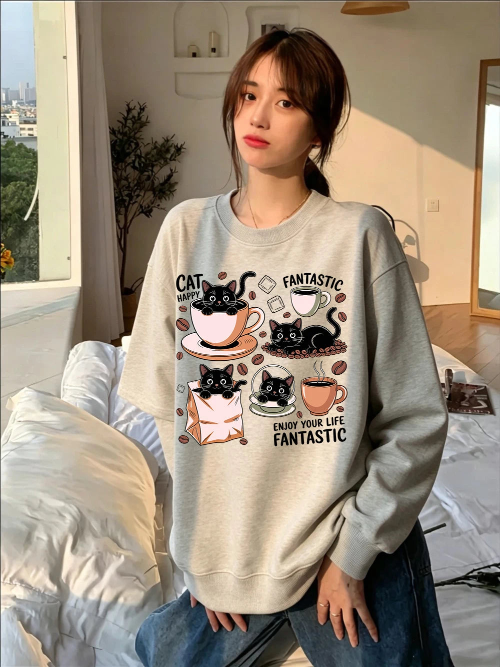 Sweat-shirt à capuche pour femmes
