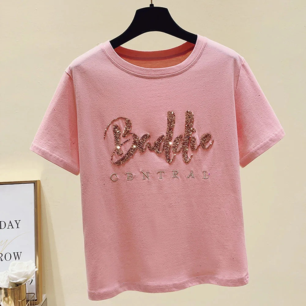 T-shirt à manches courtes pour femmes
