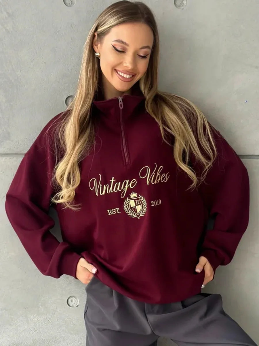 Sweat-shirt chaud de Style hiver pour femmes