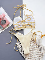 Maillot de bain une pièce sexy à décolleté dos nu et ventre froncé pour femmes