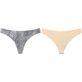 String taille basse imprimé léopard pour femmes