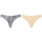 String taille basse imprimé léopard pour femmes