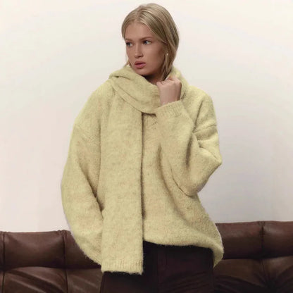 Pull Tricoté Femme – Col V