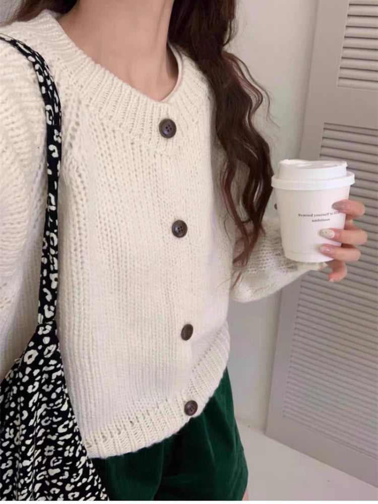 Cardigan Uni Femme – Maille Douce