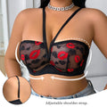 Soutien-gorge grande taille à décolleté plongeant pour femmes