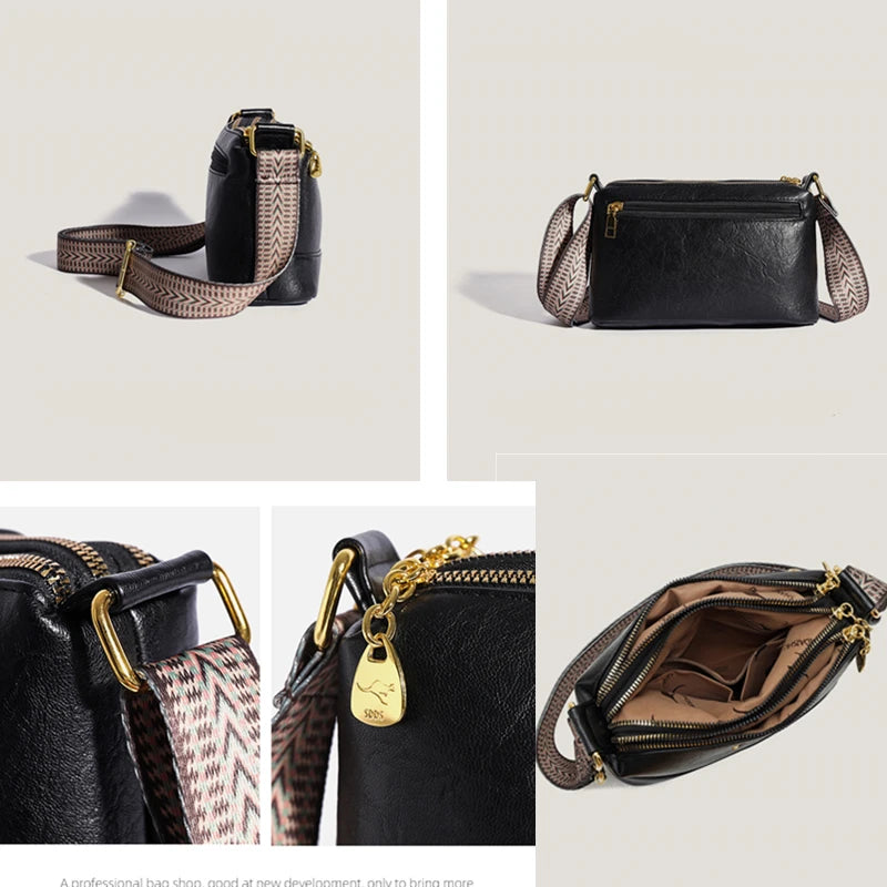 Sac à main de haute qualité en cuir souple pour femmes