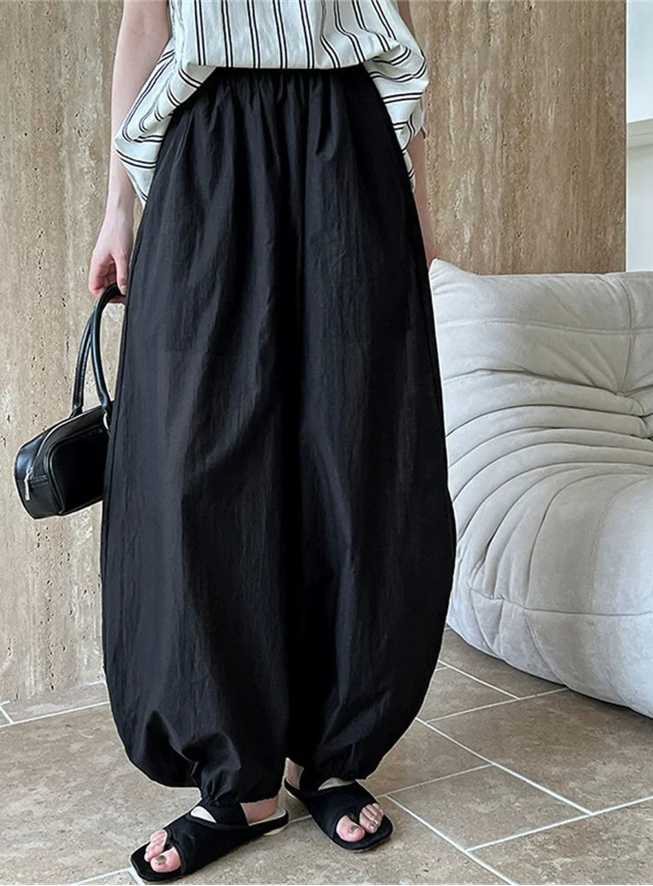 Pantalon lanterne surdimensionné pour femmes