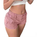 Short en jean uni pour femmes