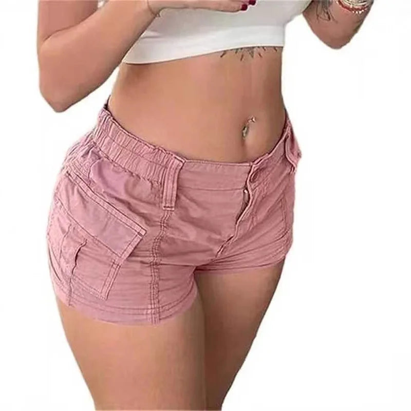 Short en jean uni pour femmes
