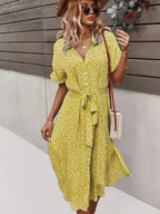 Robe à imprimé Floral pour femmes