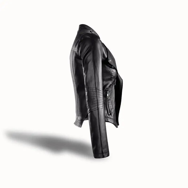Vestes et blazers en cuir PU pour femmes