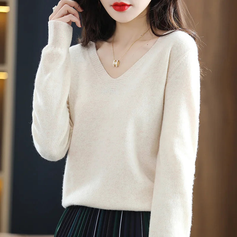 Pull à coupe ajustée pour femmes