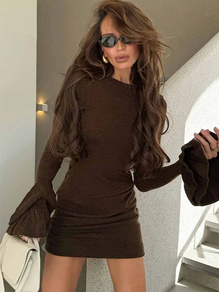 Robe pull mini élégante pour femmes