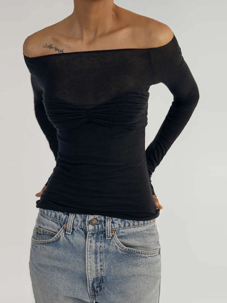 T-shirt à manches longues pour femmes