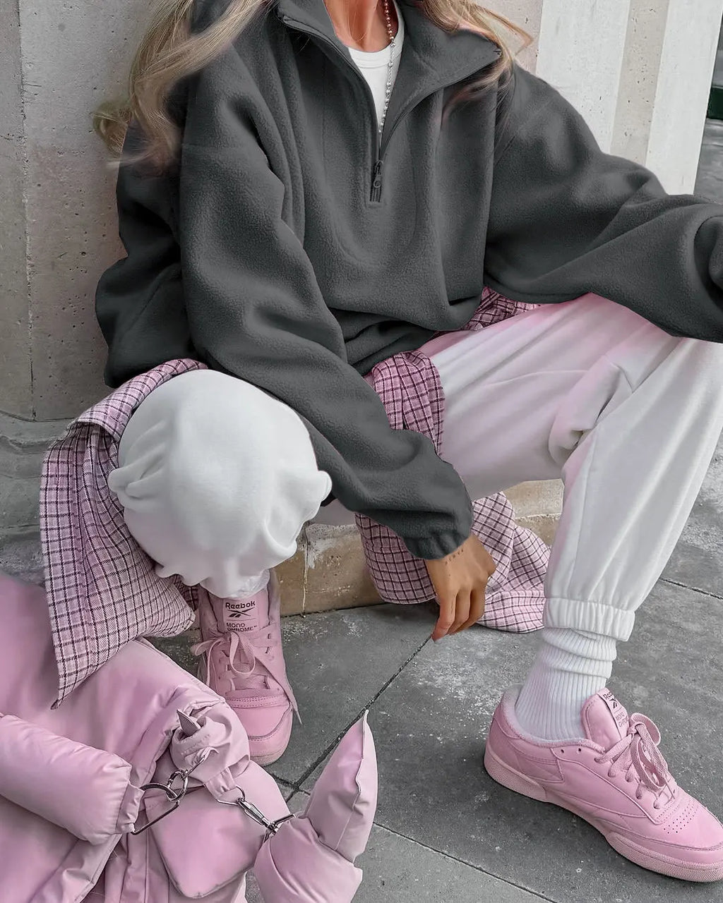 Sweat-shirt à capuche en molleton pour femmes