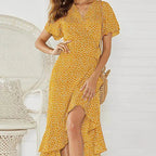 Robe longue en mousseline de soie pour femmes