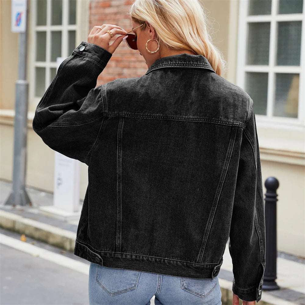 Veste en jean vintage pour femmes